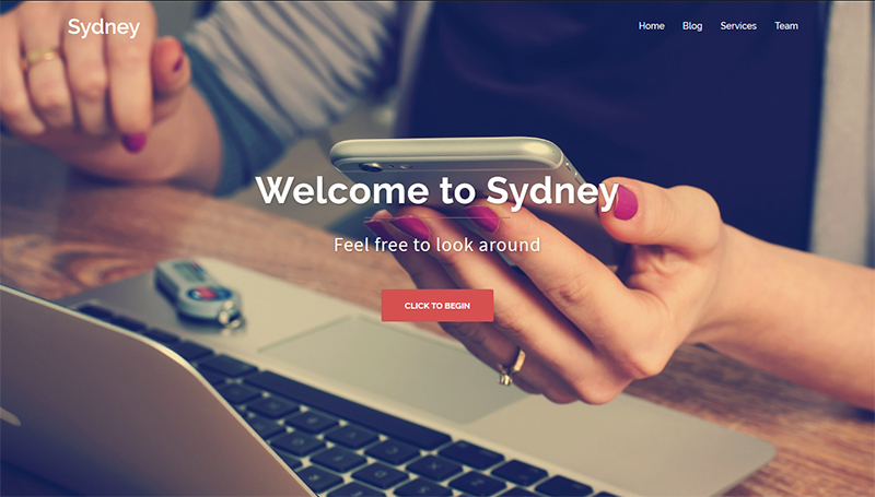 Sydney - Free WordPress Theme